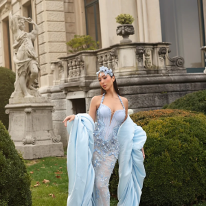 Angélica - Halter Beaded Gown